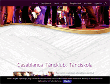 Tablet Screenshot of casablanca-tancklub.hu